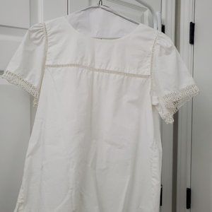 White summer top from Loft
